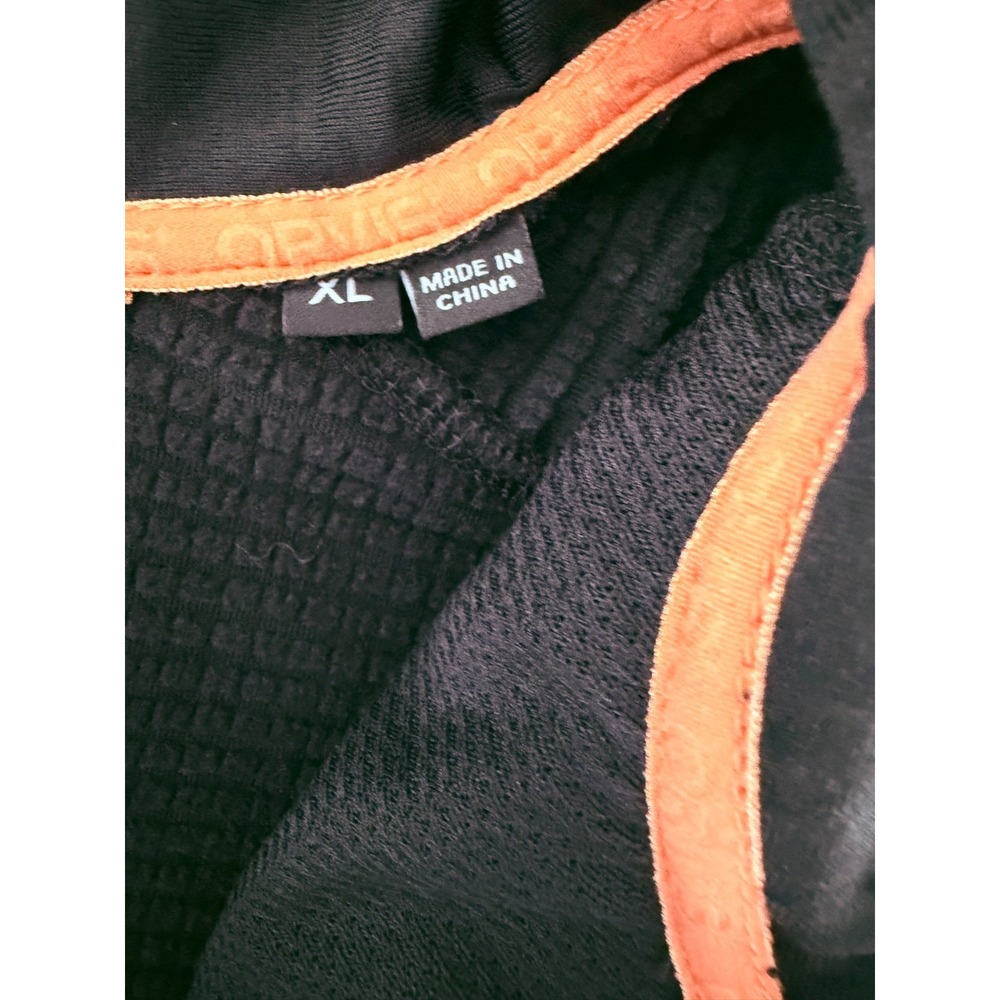 Orvis 1/4 Zip Pullover Mens XL Horseshoe Hills Athletic Black Pockets Jacket EUC - Picture 7 of 15